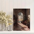 thumbnail image 2 of Desert Oasis Archway Courtyard Canvas Print Wall Art for Living Room Bedroom Office Hallway, 2 of 8