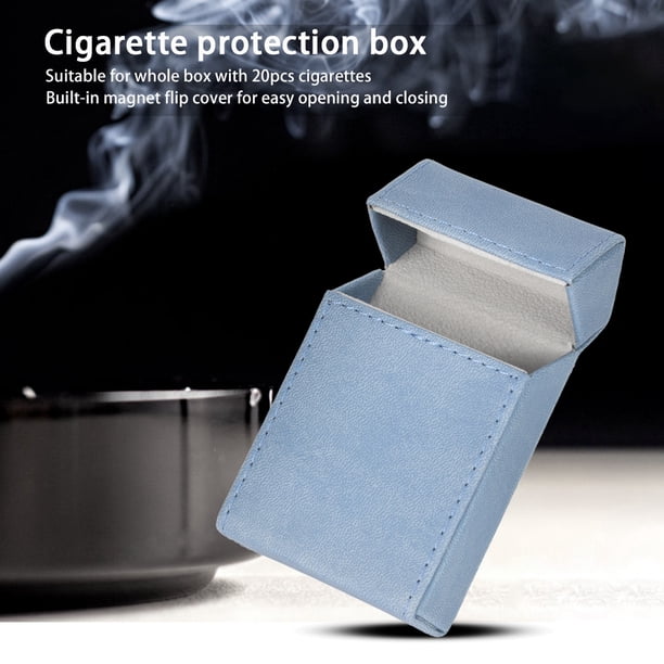 boite pour cigarette Fyydes Boîte de Rangement pour Cigarettes, Contenant à Cigarettes, Boîte à  Cigarettes, Étui à Cigarettes, pour 20 Pcs Cigarettes Femme Bureau pour  Homme