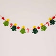 thumbnail image 6 of HONITANO Christmas Hanging Flag 300x6.1in Multi Colored Felt Fabric Xmas Garden Flag For Party Supplies 1Pack, 6 of 8