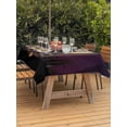 thumbnail image 2 of Outdoor Tablecloth with Umbrella Hole and Zipper, Halloween Rectangle Table Cloth 60x102 Inch Waterproof Tablecloth, Retro Horror Castle Yellow Moon Bat Tree Picnic Table Cover for Patio Camping, 2 of 7