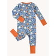 thumbnail image 6 of WIBACKER Halloween Boo 3-24M Bamboo Baby Boys Convertible Footie Pajamas, Footed Zipper Sleeper for Infant Baby Girls, 6 of 9
