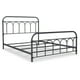 Signature Design by Ashley Nashburg Farmhouse Industrial Metal Bed with ...