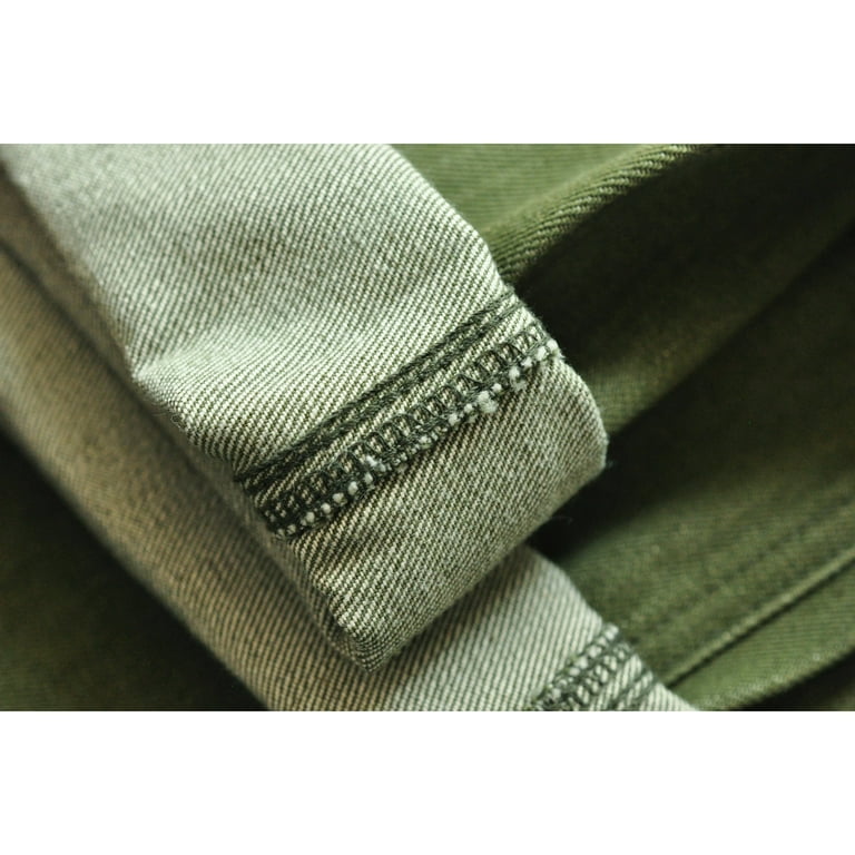 STILLAS JAZZ THING スウェット (ARMY GREEN L) Saucezhan Vintage Olive Green Selvedge Jeans Men's Regular