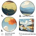 thumbnail image 3 of Designart "Scenic Camping By The River II" Camping Travel Wall Art Prints, 3 of 7