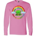 thumbnail image 3 of Inktastic Happy St. Patrick's Day Rainbow and Hat Long Sleeve T-Shirt, 3 of 5