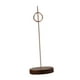 thumbnail image 5 of Porta tarjetas de lugar Porta menús para mesa con base de madera Estante Decoración multiusos Oro rosa, 5 of 9