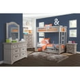 thumbnail image 2 of American Woodcrafters Stonebrook 7 Drawer Double Dresser with Optional Mirror - Antique Gray, 2 of 2