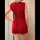 thumbnail image 5 of Conjuntos de Verano de 2 Piezas para Mujer, Conjuntos Cortos de Vacaciones, Conjuntos de con Botones, Conjuntos de Chaleco y Pantalones Cortos, Rojo M, 5 of 6