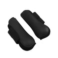 thumbnail image 4 of Juego de 2 botas para tendón de caballo, suaves, antideslizantes, con amortiguación, carcasa de PU, botas protectoras para tendón para caballos, patas delanteras negras L, 4 of 5