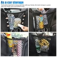 thumbnail image 4 of Mulanimo Car Dog Pet Barrier Guard Seat Safety Protector Elastic Mesh Net Storage Organizer Luggage Bag Sundries Hook Pouch, 4 of 7
