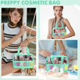 thumbnail image 4 of Bolsa de maquillaje transparente con letras de chenilla TESAFNG, impermeable, 4 of 6