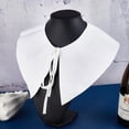 thumbnail image 4 of 1 Box Halloween Christmas Detachable Collar Mini Cape Dickey False Collars White Capes Decorative Applique Neckline Shirt Lapel with Rope for Women Dress Blouse Clothes Sewing Crafts, 4 of 6