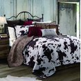 thumbnail image 1 of HiEnd Accents QW3067-FQ-OC Elsa Ensemble de Couette Imprimé Vache, Full/Queen, 1 of 3