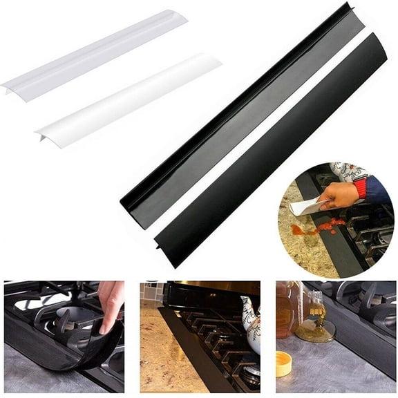 Stove Gap Cover, Stovetop Filler Mat, Non-adhesive & Heat Resistant for Easy Cleaning, Protects Against Spills & Debris for Kitchen Countertops & Cooktops,Vsgery