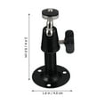 thumbnail image 2 of FOLOYORI 4Ud Soporte Para Cámara De Seguridad En Pared Con Movimiento De 360 En Color Negro, 2 of 6