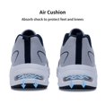 thumbnail image 4 of Zapatillas de tenis ortopédicas AOV para mujer, talla 7.5, gris y azul, 4 of 6