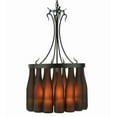 thumbnail image 4 of Meyda Tiffany 133651 Tuscan Vineyard 5 Light 18" Wide Drum Chandelier - Black, 4 of 7