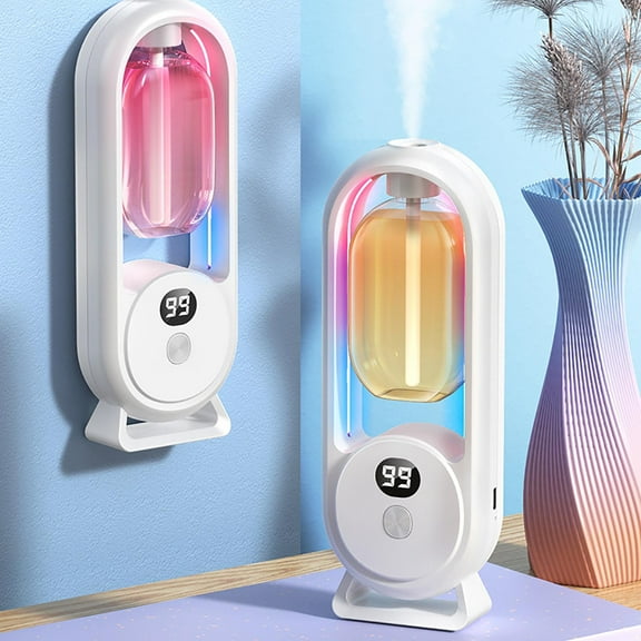 Wireless Smart Diffuser: 360鎺?Spray, 50ml Capacity, 50m2 Coverage, 24-Hour Cycle, 5 Modes, Rechargeable Battery, Deodorizer & Freshener for Home, Hotel & Toilet - Por
