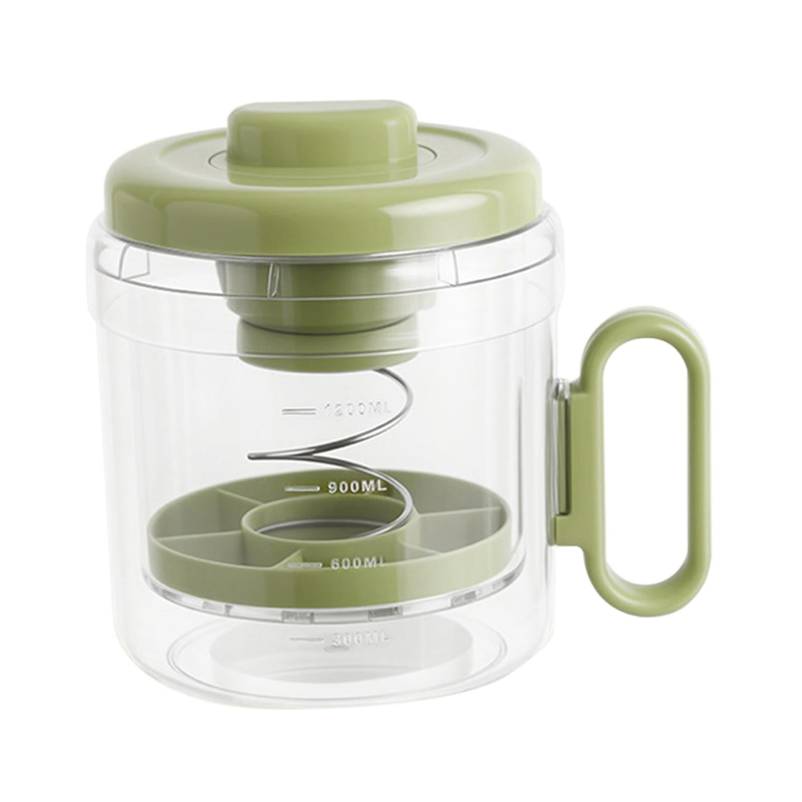 YWMJZEU Yogurt Strainer Quick Yoghurt Maker for Soup Thick Greek Yogurt Soybean Milk Green