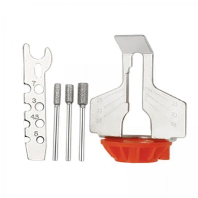 4xKit De De Motosierra Kit De Máquina De Cadena De Amoladora De De Motosierra Rojo