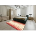 thumbnail image 4 of Ahgly Company Indoor Rectangle Abstract Bright Orange Solid Area Rugs, 2' x 5', 4 of 6