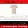 thumbnail image 2 of Gildan Men Light Cotton T-Shirt, Adult Crewneck Tee, 100% cotton Sand Shirt, 3XL, 2 of 5