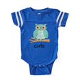 thumbnail image 1 of CafePress - Owl - Cute Infant Baby Football Bodysuit, 1 of 1