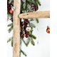 thumbnail image 3 of Guirnalda de luces navideñas, cadena de 6,56 pies con pilas y esferas amarillas, 20 Led para decoración navideña, puerta de chimenea, 3 of 3
