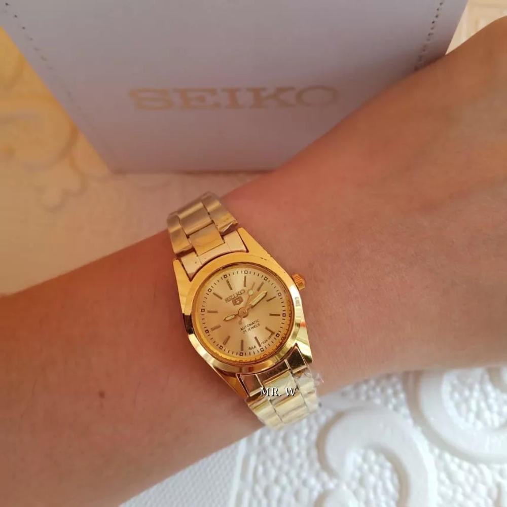 Seiko womens gold watch hotsell