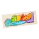 thumbnail image 4 of Rompecabezas de madera para niños, juguetes educativos, tableros de rompecabezas de dibujos animados Dinosaurios, 4 of 9
