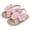 Pink, variant on Infant Baby Girls Summer Sandals with Flower Bowknot Soft Sole Wedding Dress Flats Newborn First Walkers Crib Dress Shoes White 6M(13)