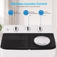 thumbnail image 3 of TABU 17.6lbs Portable Washing Machine,Electric Twin Tub Wash&Spin Combo for Apartment,Gray, 3 of 10