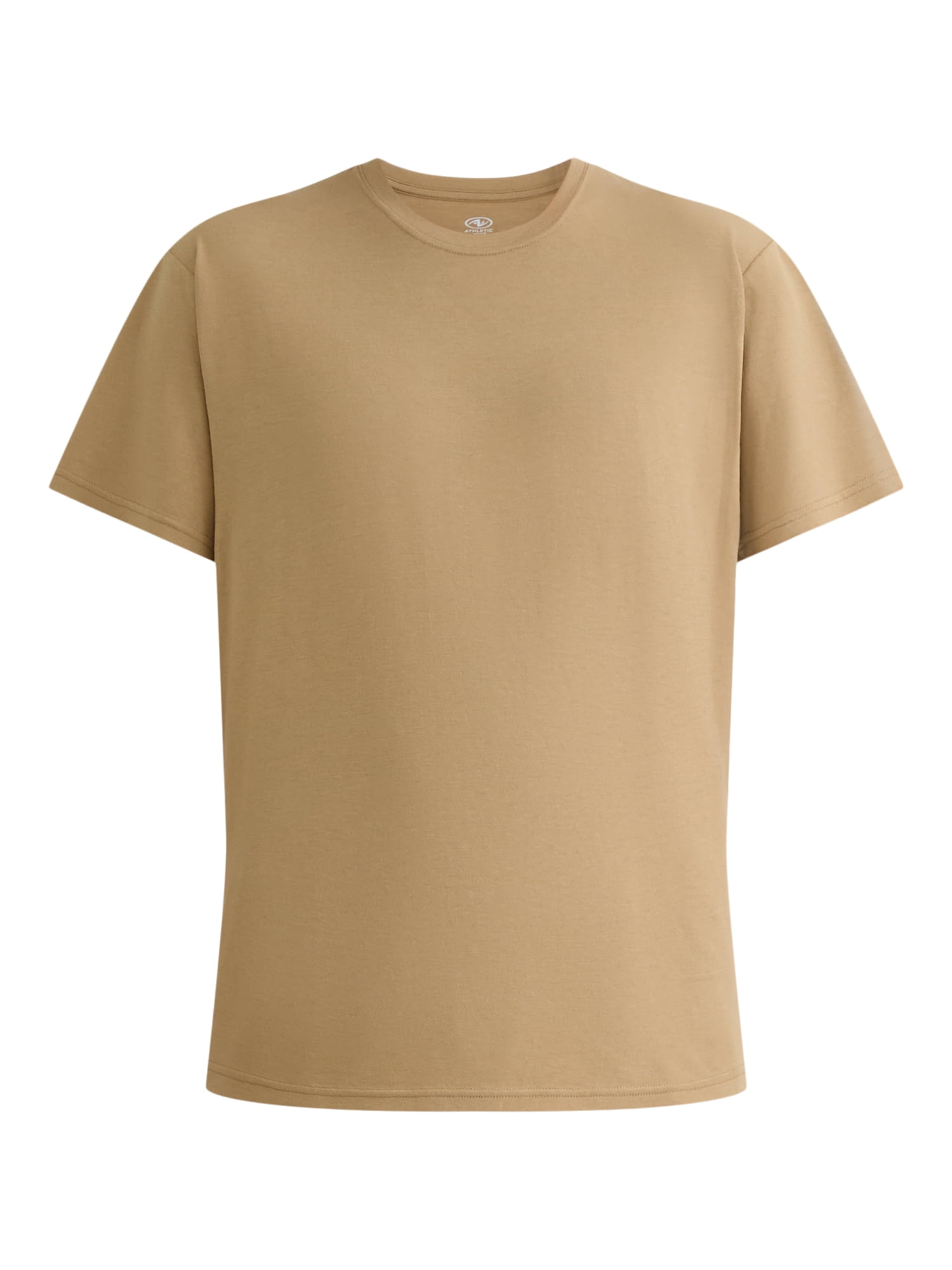 Athletic Works Men's Solid Tri Blend Tee with Short Sleeves, Sizes XS-4XLT