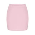 thumbnail image 5 of LADIGASU Women's Summer Sexy Solid Color Elastic Waist Short Skirt, 5 of 7