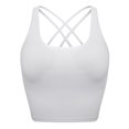 thumbnail image 5 of Women's Strappy Sports Bra Sexy Crisscross Back Yoga Bra with Removable Cups for Workout Jogging Running Yoga, 5 of 8