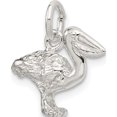thumbnail image 5 of Sterling Silver Pelican Charm (14 X 19) Made In United States qc885, 5 of 5