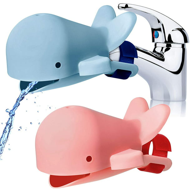 2 Pieces Whale Faucet Extender Bath, Bathtub Faucet Handle Safety Covers