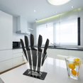 thumbnail image 3 of Home Hero Chef Knife Set - 7 Piece Stainless Steel Kitchen Knives, Black, 3 of 10