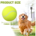 thumbnail image 4 of Pelota de tenis gigante TYLIN para perro, juguete exterior de 9.5 pulgadas, amarilla, 4 of 4