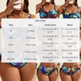 thumbnail image 3 of WRKEKC Plus Size Bikini Sets for Women Print Halter Top Side Tie Bottoms 2 Piece Swimsuit with Removable Cups Summer Beach, 3 of 8