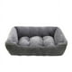 thumbnail image 1 of Square Dog Beds Puppy Soft Plush Sofa Bed Pet Accessories Large Dog Kennel Mat Pet Cat Dog Bed Sleep Cushion ShopWise Round, 1 of 11