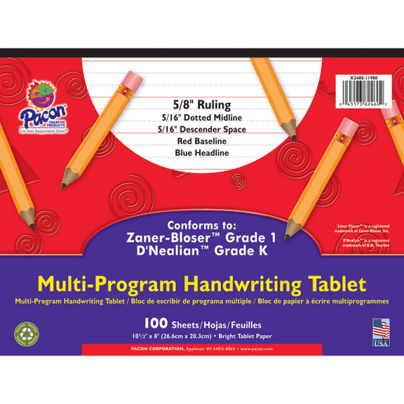 Pacon Handwriting Sheet