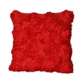 thumbnail image 1 of Funda de almohada de 42 cm, funda de cojín, funda flores, decoración para el hogar, y el coche, color rojo Zulema Funda de almohada, 1 of 8