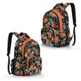 thumbnail image 5 of SCRAWLGOD Dinosaur Skeleton Splash Print Lightweight Backpack Large Capacity 17 inch Laptop Bag for Girls Boys Multi-Pocket Daypack Portable School Backpack, 5 of 7