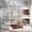 White, variant on Full over Full over Full Bunk Bed, Metal Triple Bunk Bed with Safety Guardrails, Heavy-duty Bunk Bed with Noise-reduced Design, White,Ships 2 Pkgs