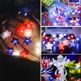thumbnail image 5 of Ljxge Patriotic LED String Lights 13ft - Remote Control American Flag Lights for 4th of July Decor, Waterproof Outdoor Indoor Party Lights for Yard Fence Porch Decorations, 5 of 6