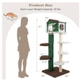 thumbnail image 3 of 60 Inch Cat Tree Modern Tower, Multi-Level Condo with Sisal Scratching Posts & Perches, Indoor Cats Activity Center, 3 of 9
