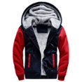 thumbnail image 2 of 2022 Nuevas sudaderas con capucha para hombre, de invierno, gruesas y cálidas, con forro polar y cremallera, abrigo con capucha para hombre, ropa deportiva, ropa de calle para hombre, chándal, sudader, 2 of 5