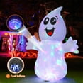 thumbnail image 5 of GOOSH Halloween Inflatables 5 FT Halloween Ghost Inflatable with  Built-in LEDs, Cute Halloween Inflatable Ghost Blow up Ghost Inflatable, Outdoor Halloween Decorations for Halloween Holiday Party, 5 of 7