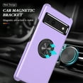 thumbnail image 6 of Casetego for Google Pixel 8 Case,Military Grade Rugged Armor Shockproof Heavy Duty Protective Cover for Magnetic Ring Kickstand Phone Case,Purple, 6 of 6